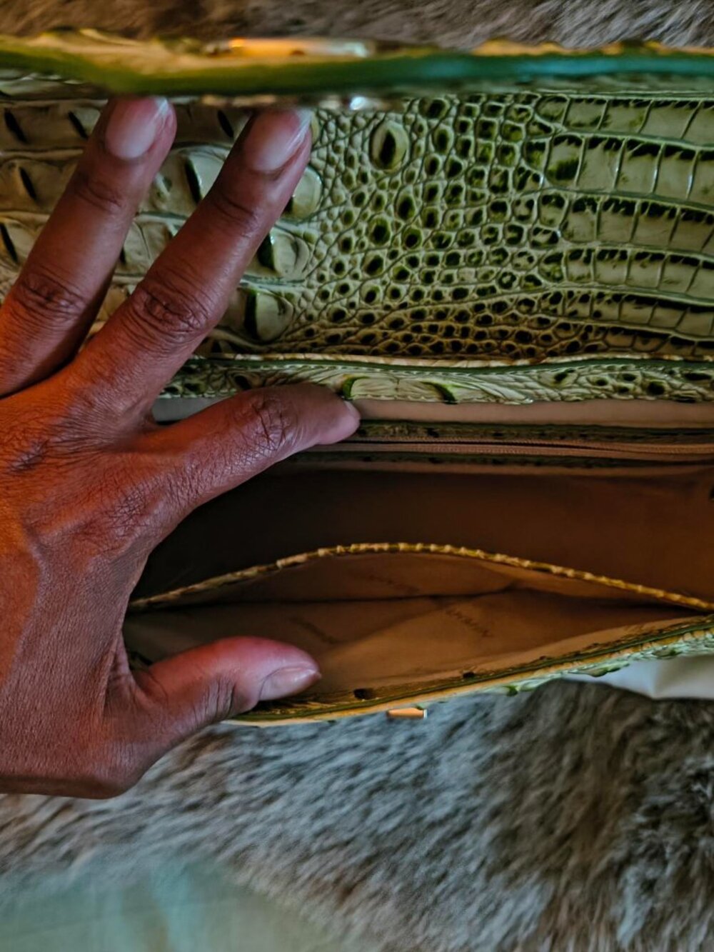 BRAHMIN Nerida Shoulder Bag, Fern - Picture 6 of 8